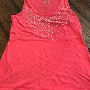 INC International Concepts BEACH Tank with Sequins